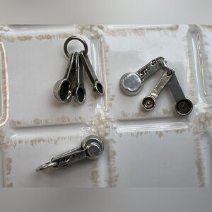 Vintage Measuring Spoons 925 Sterling Silver Charm – Sold Individually